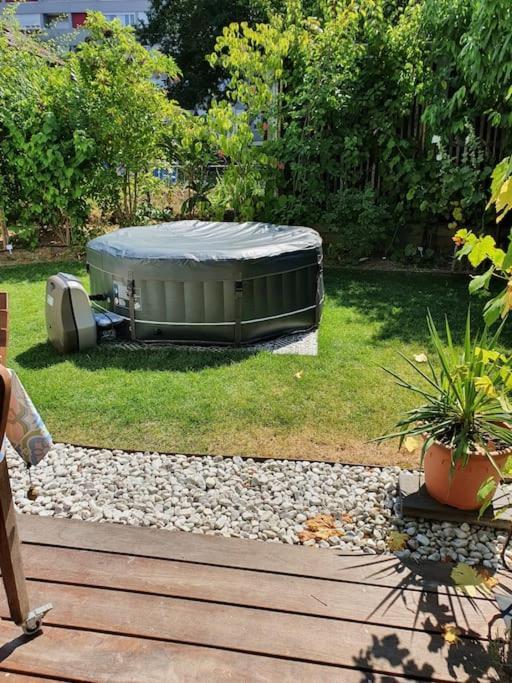 Appartement Dans Un Jardin Genève Extérieur photo